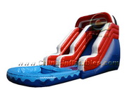 funny inflatable water slide